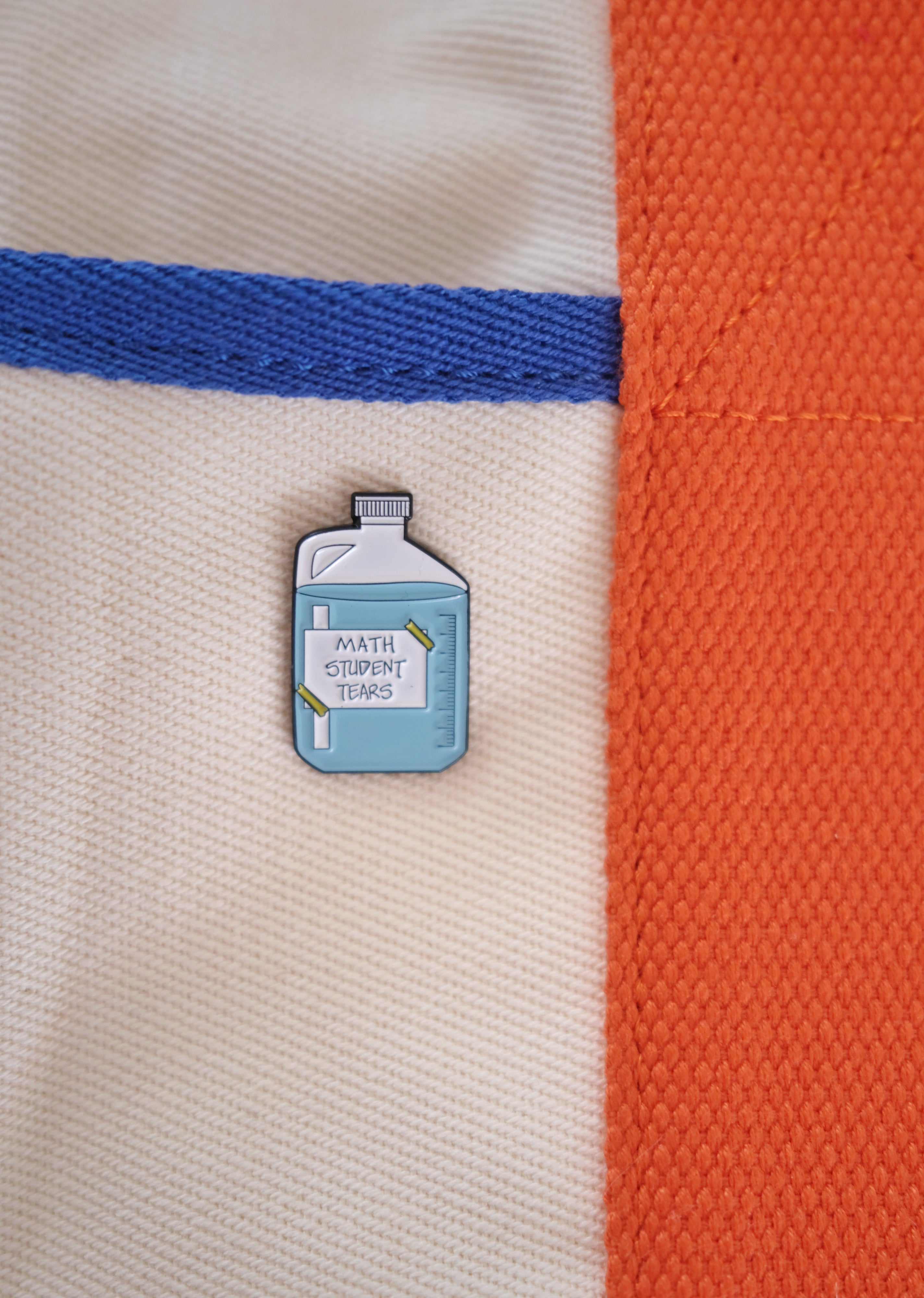 Math Student Tears Enamel Pin