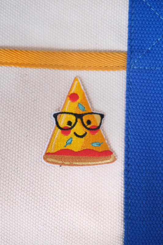 Nerd Pizza Iron-on Patch Analog Company