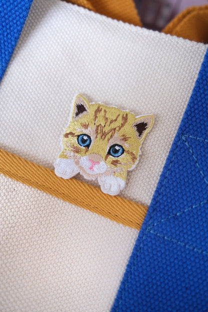 Orange Kitten Iron-on Patch Analog Company