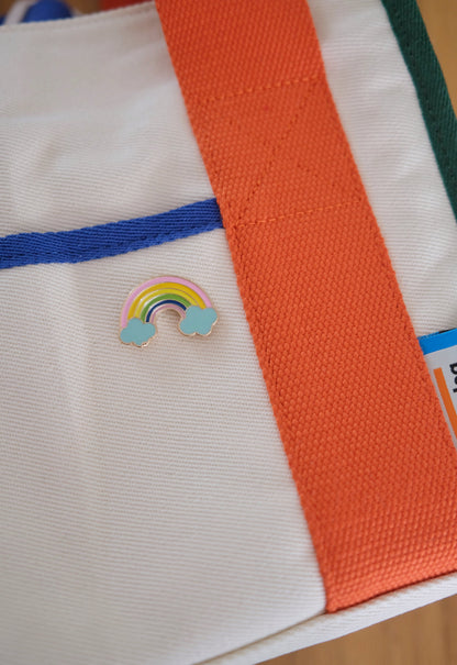 Pastel Rainbow Enamel Pin Analog Company