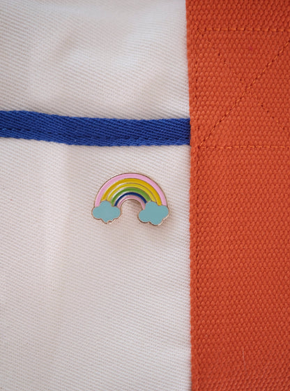 Pastel Rainbow Enamel Pin Analog Company