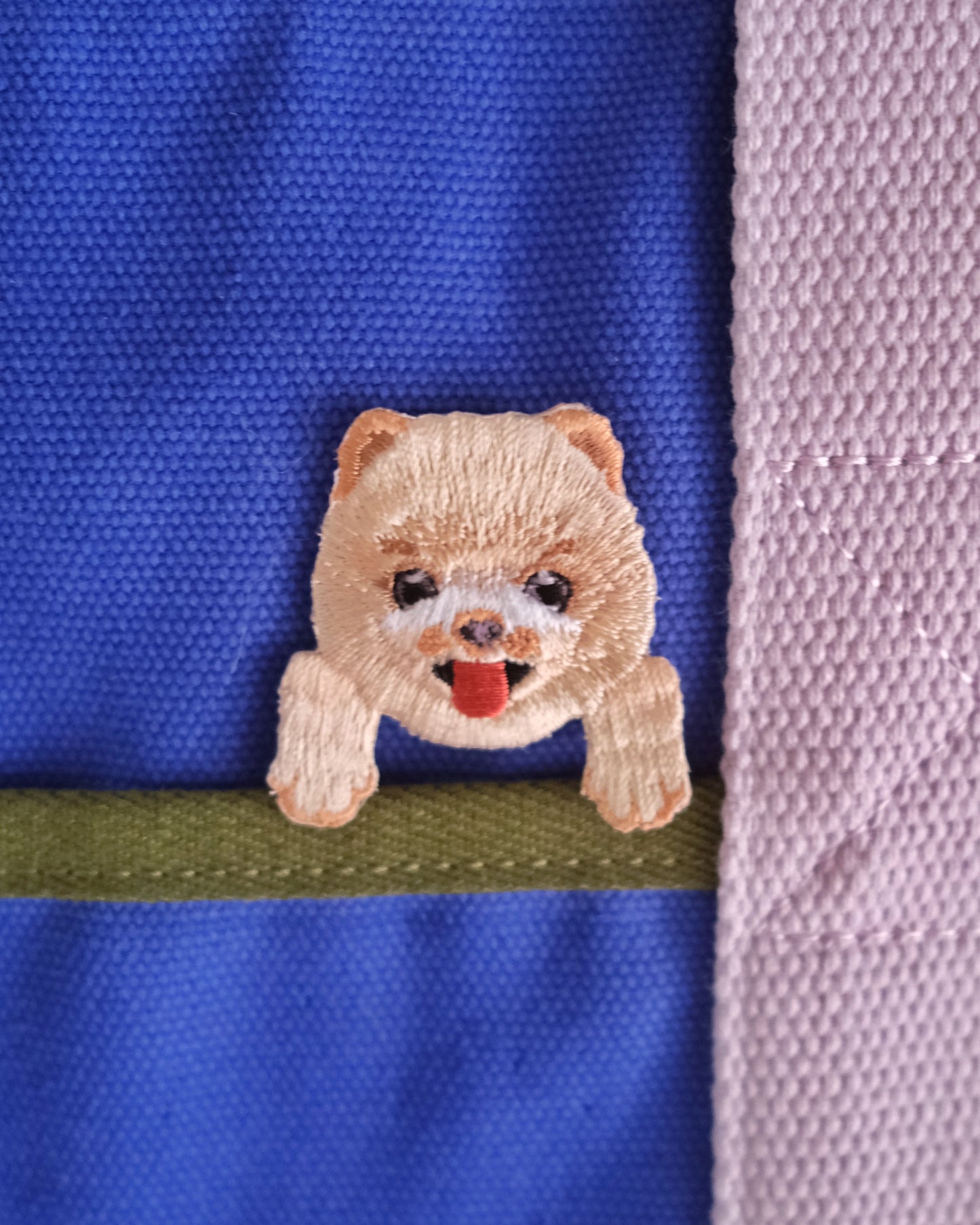 Pomeranian Iron-on Patch Analog Company