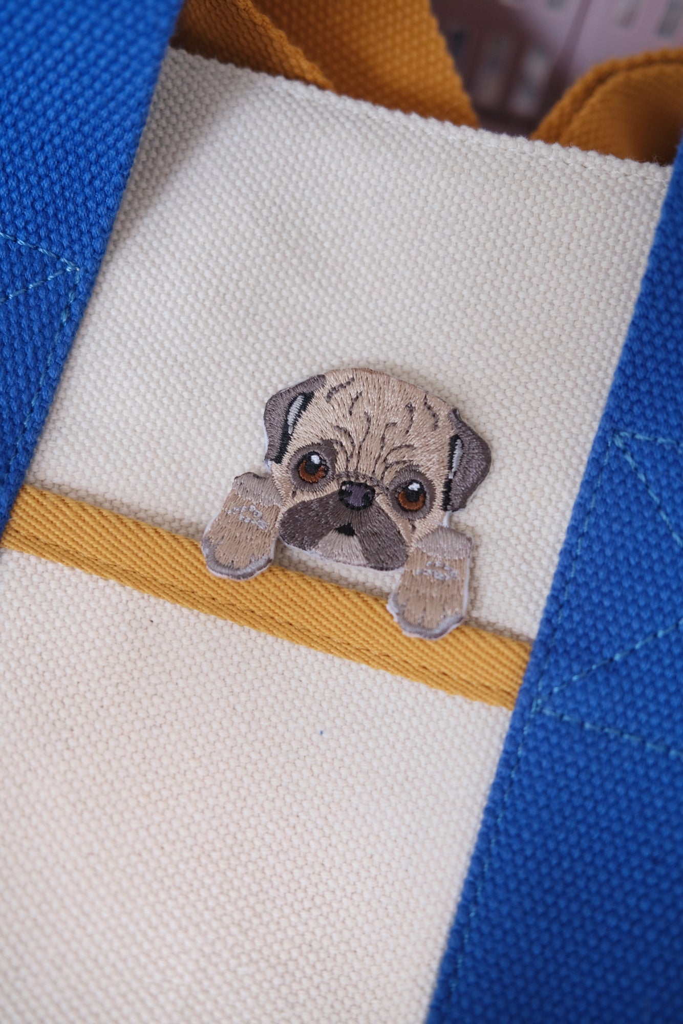 Pug Iron-on Patch Analog Company