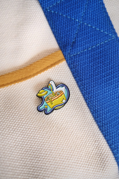 Ramen Goose Enamel Pin Analog Company