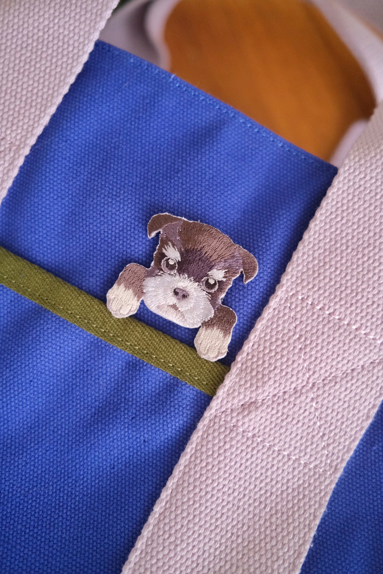 Schnauzer Iron-on Patch Analog Company