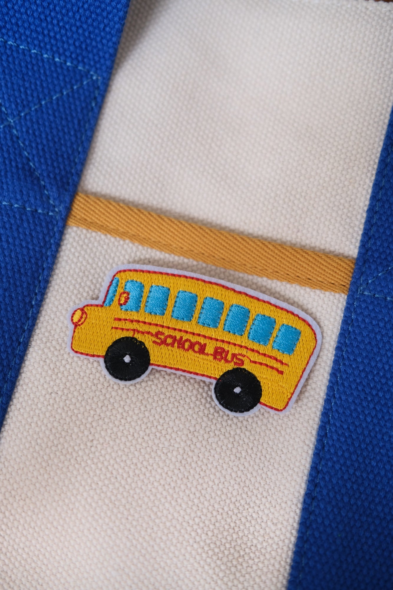 School Bus Iron-on Patch Analog Company