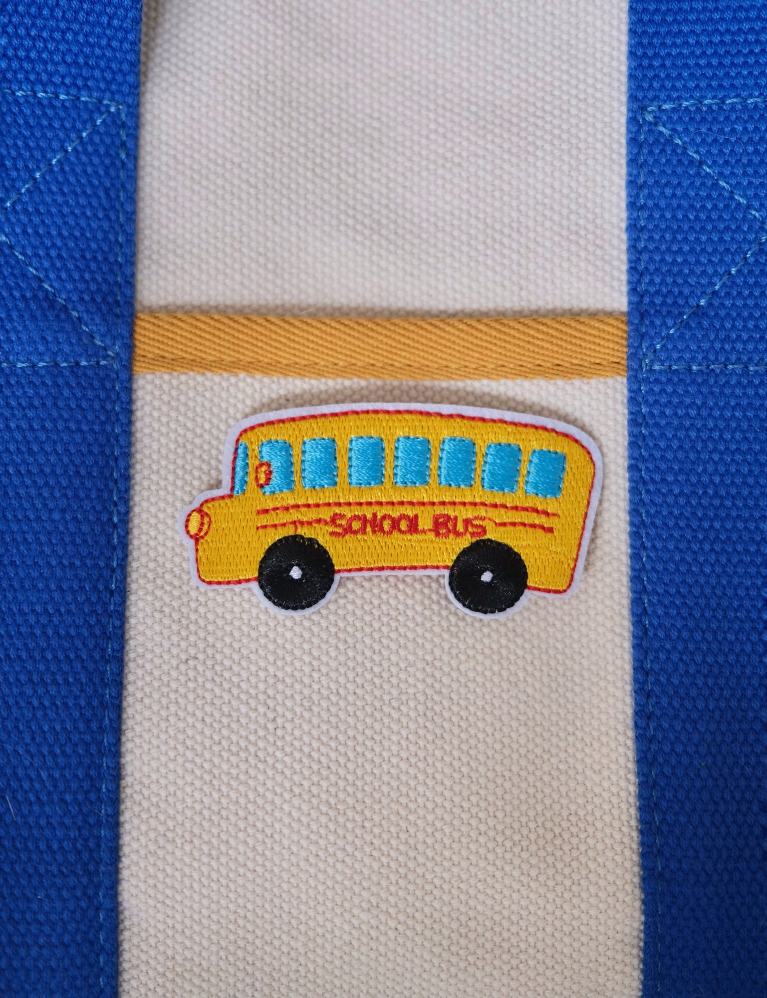 School Bus Iron-on Patch Analog Company