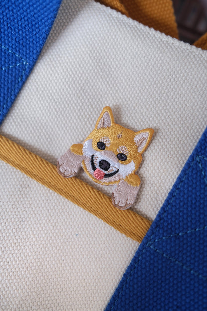 Shiba Inu Iron-on Patch Analog Company