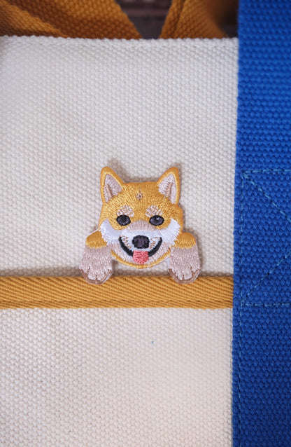 Shiba Inu Iron-on Patch Analog Company