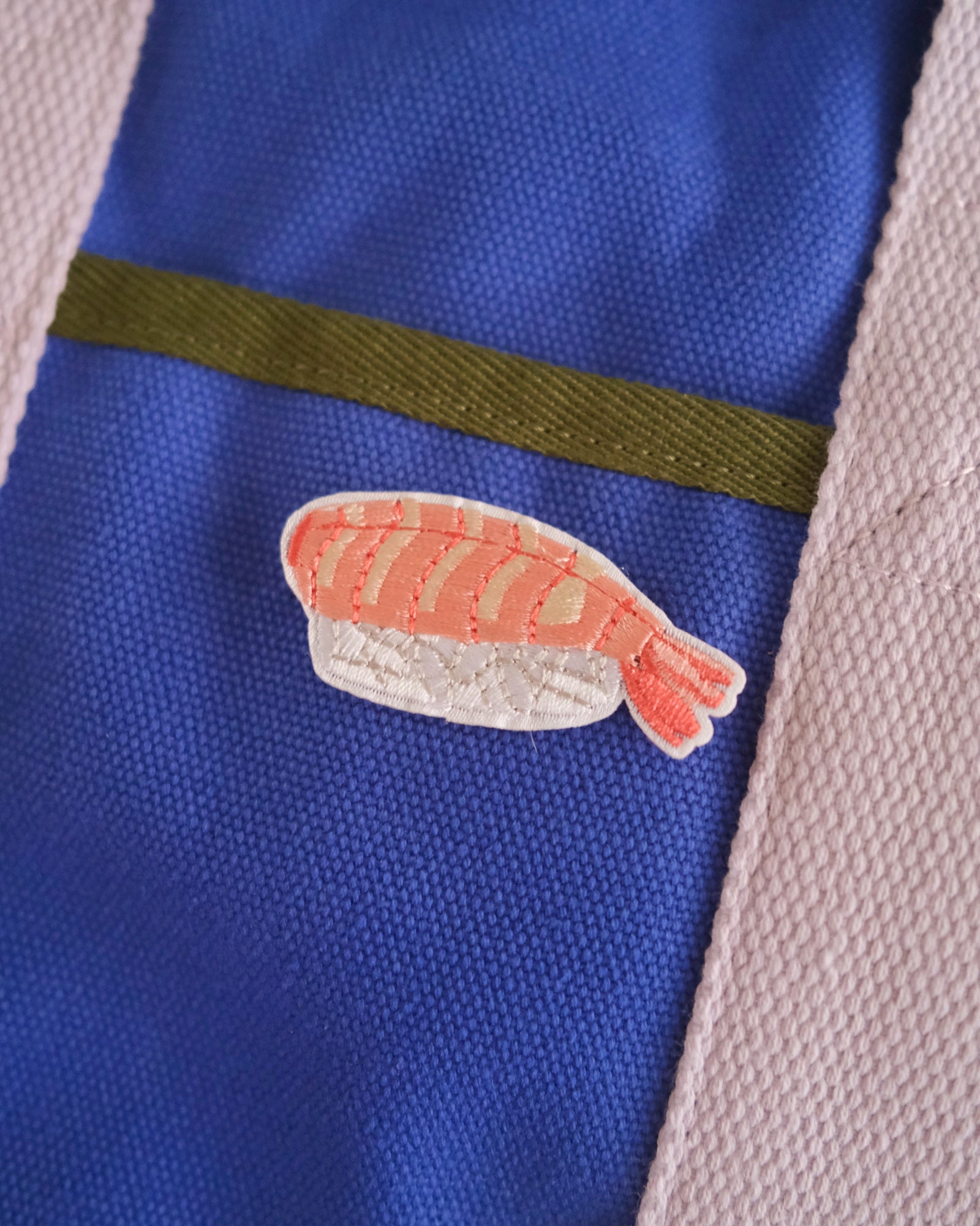 Shrimp Sushi Iron-on Patch Analog Company