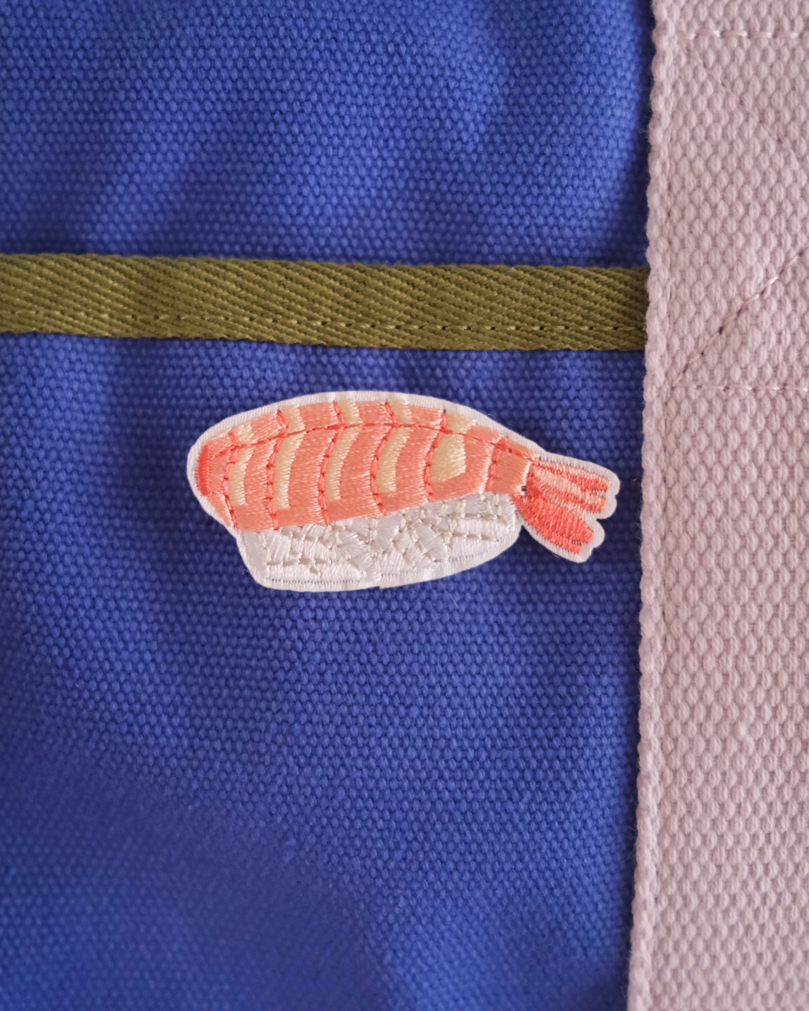 Shrimp Sushi Iron-on Patch Analog Company