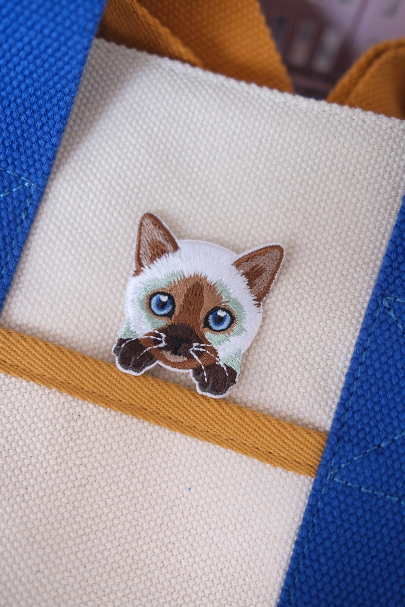 Siamese Kitten Iron-on Patch Analog Company