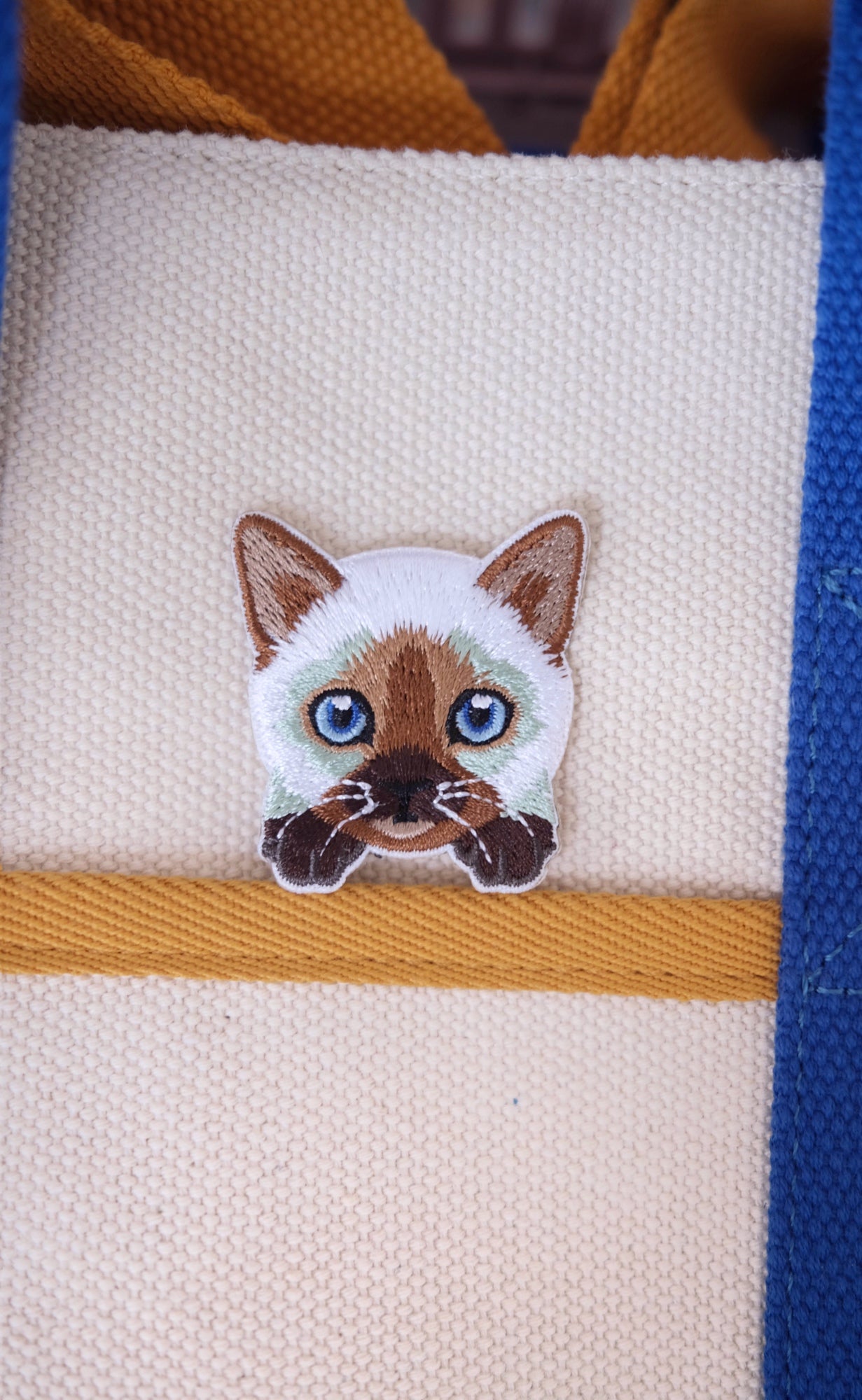 Siamese Kitten Iron-on Patch Analog Company