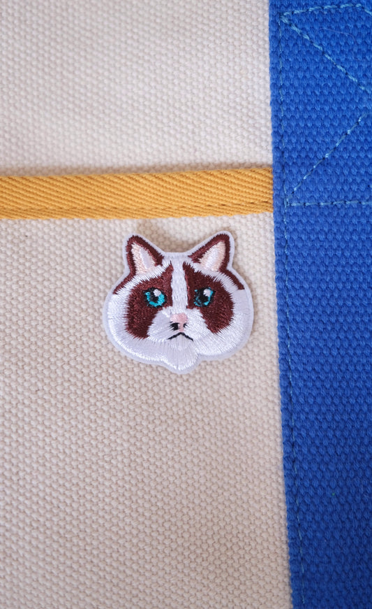 Siamese Ragdoll Cat Iron-on Patch Analog Company