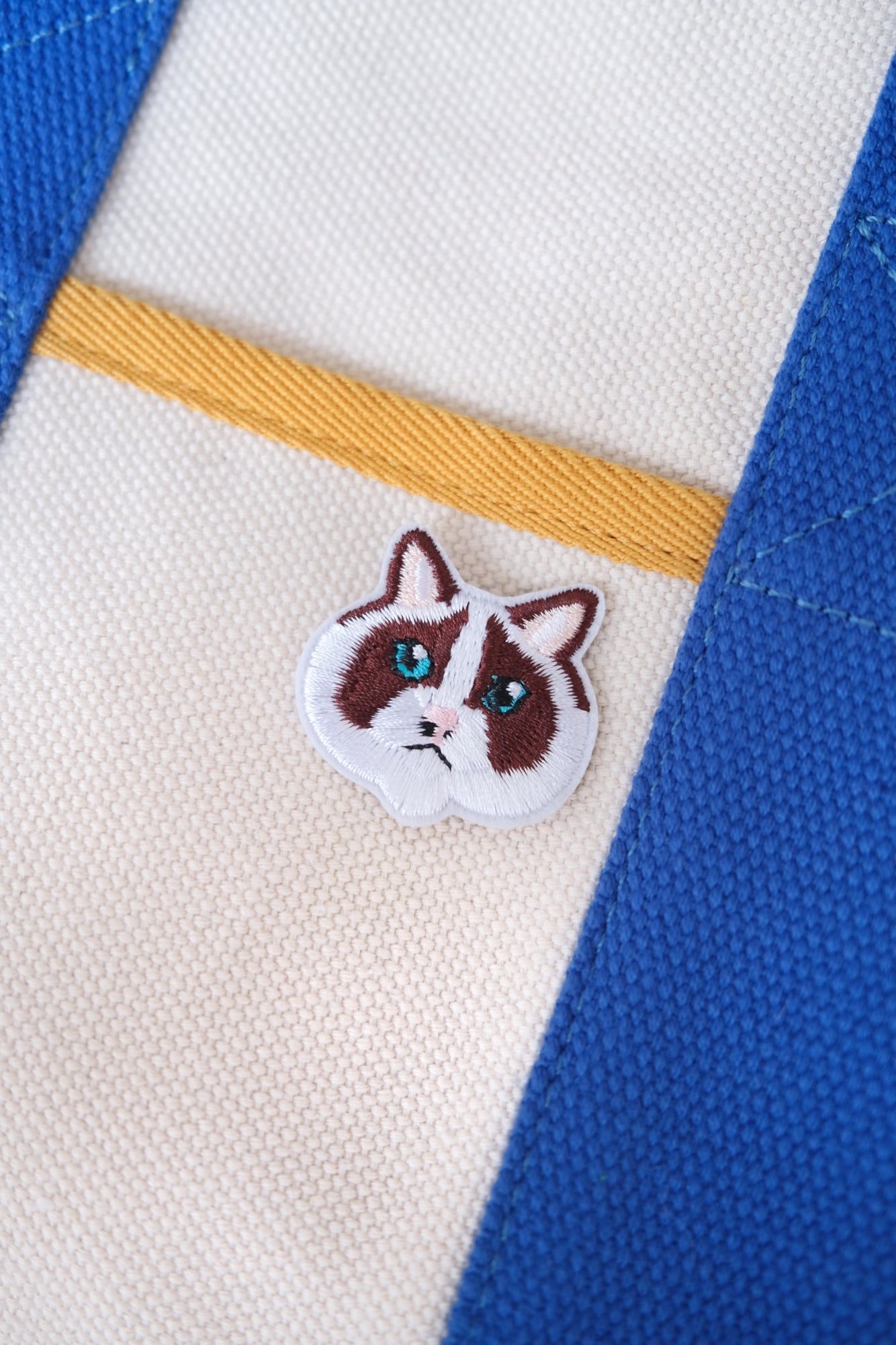 Siamese Ragdoll Cat Iron-on Patch Analog Company