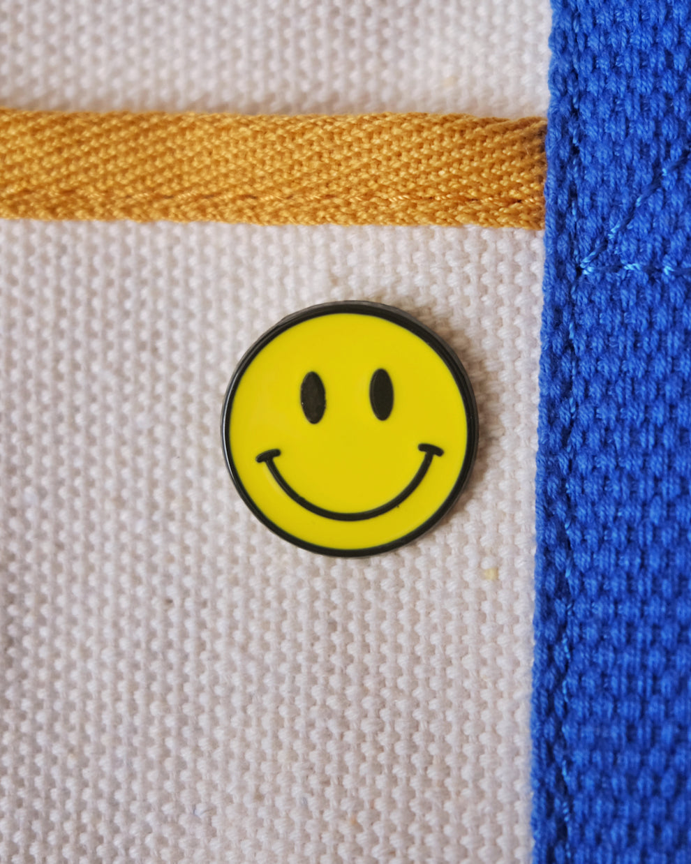 Smiley Enamel Pin