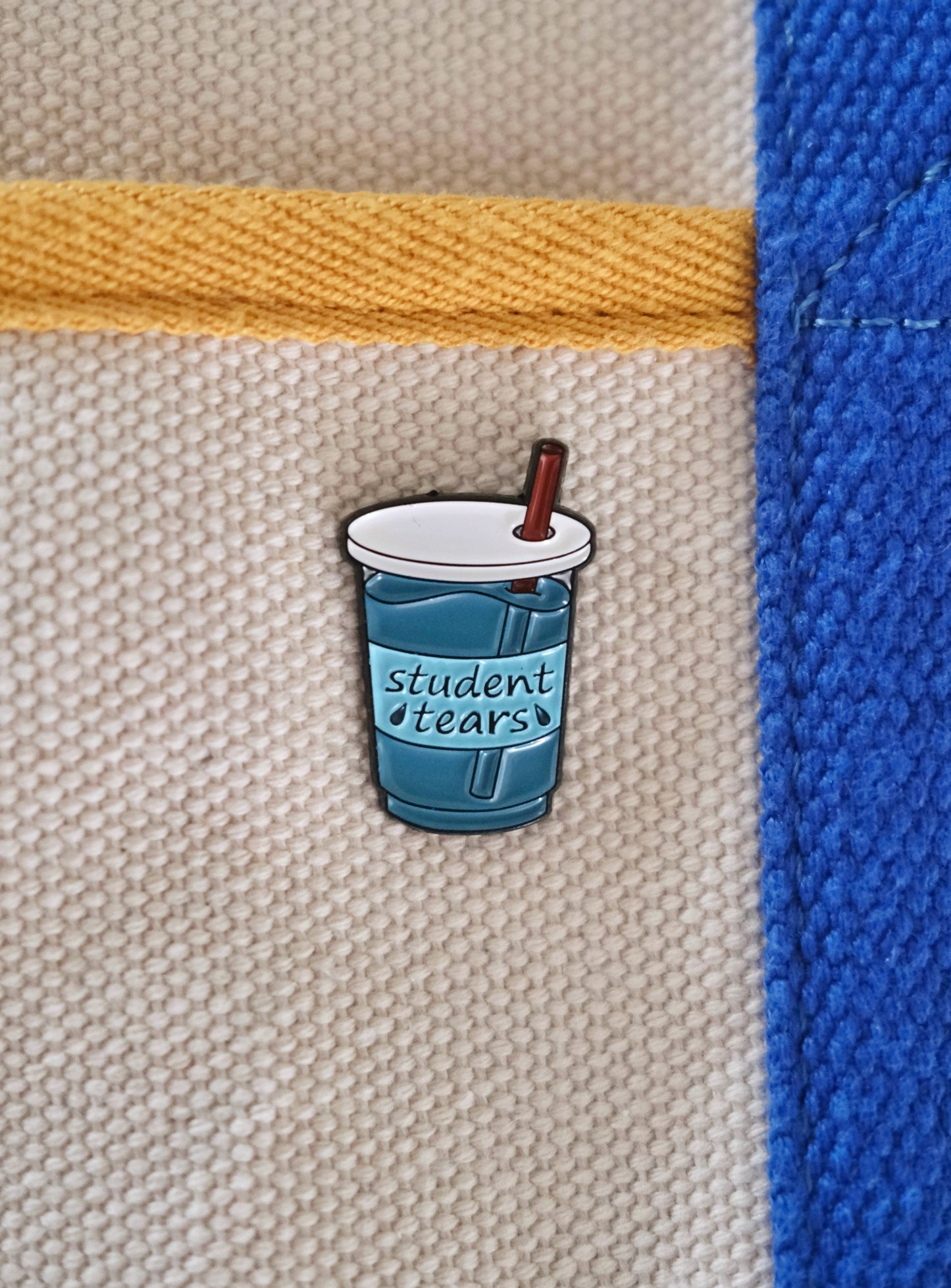 Student Tears Enamel Pin Analog Company