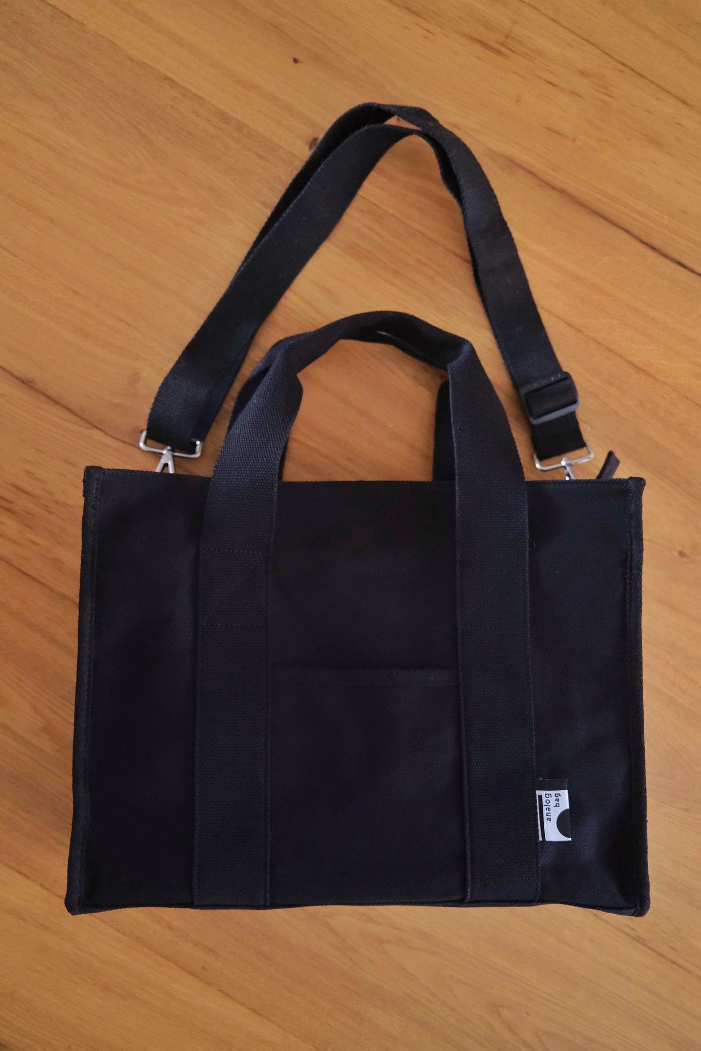 The Black Analog Laptop Tote Analog Company