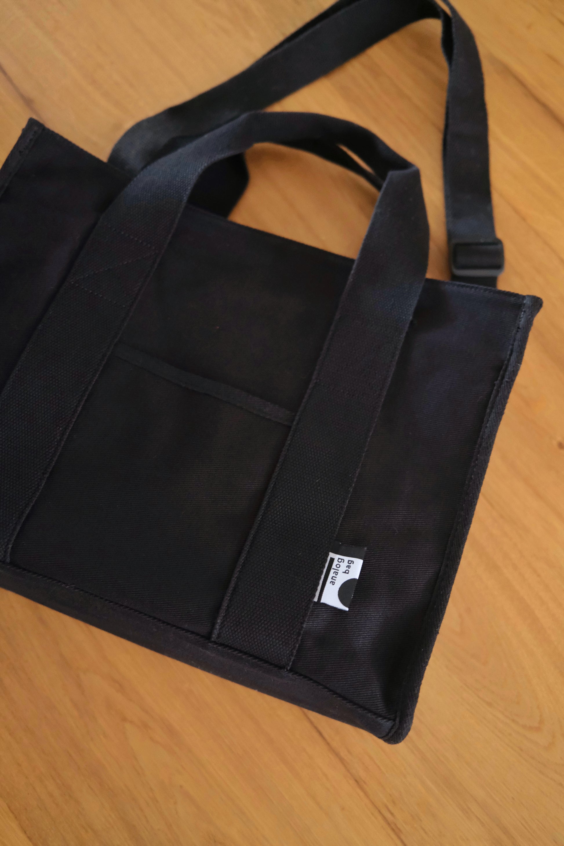 The Black Analog Laptop Tote Analog Company