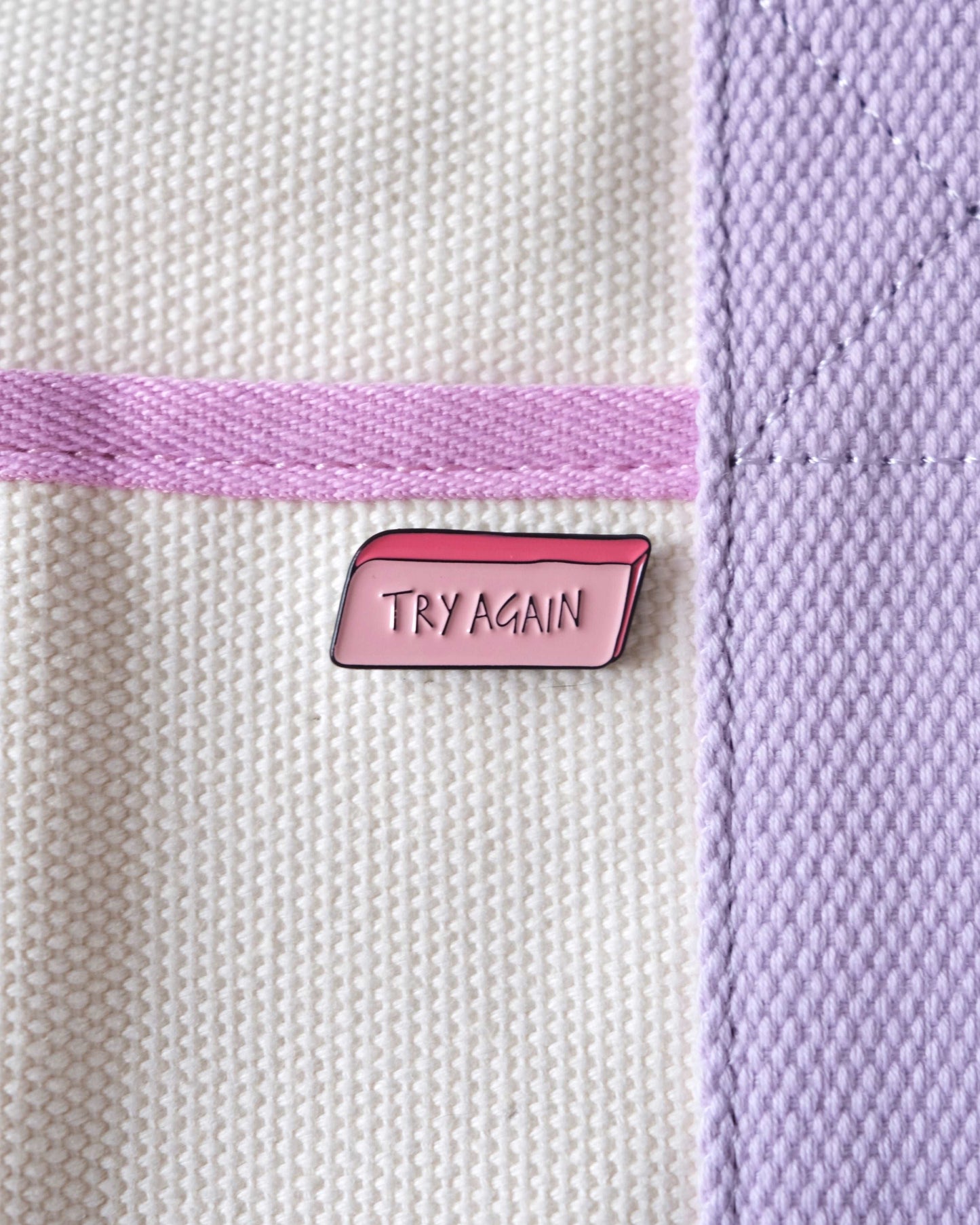 "Try Again" Enamel Pin