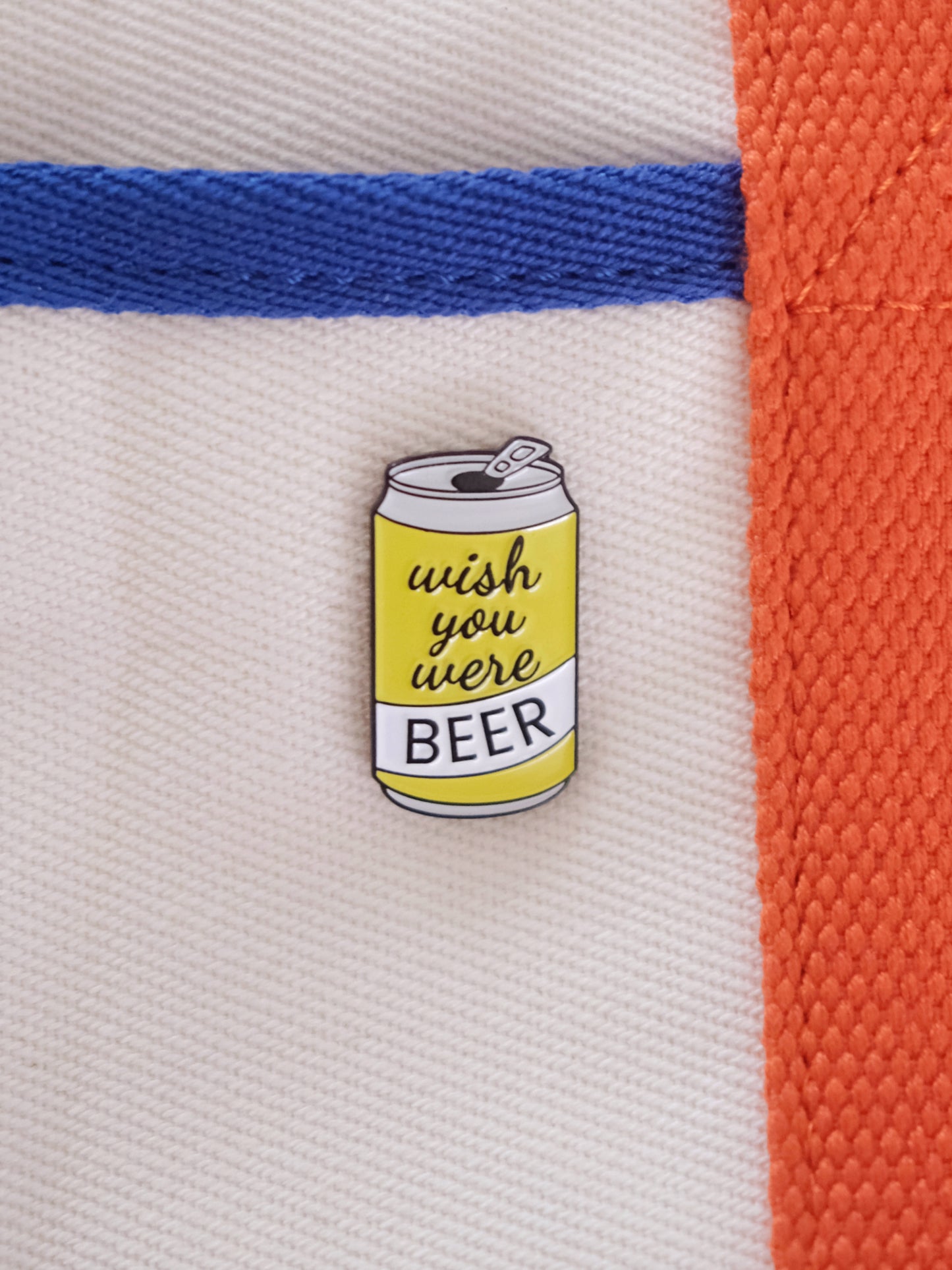 “Wish You Were Beer” Enamel Pin Analog Company